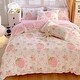 preview thumbnail 1 of 4, 3 Piece Twin Size Strawberry Print Duvet Cover Set for Home Bedroom Decor Twin