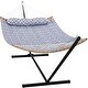preview thumbnail 1 of 65, Outdoor 55 Inch 2 Person Hammock with Stand and Pillow by Suncreat