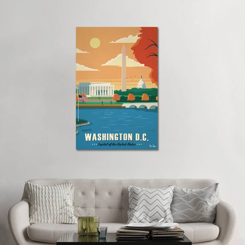 iCanvas "Washington D.C." by IdeaStorm Studios Canvas Print - 48x32x1.5