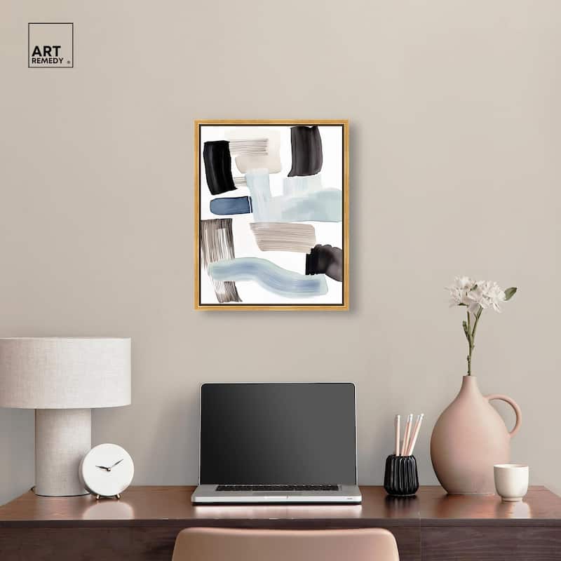 Abstract Order Canvas by Art Remedy