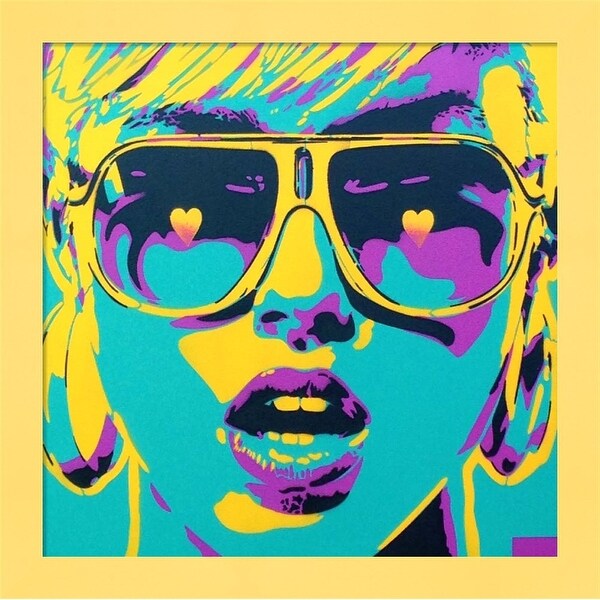 Abstract Graffiti 'Pop Star 2' Framed Art - Bed Bath & Beyond