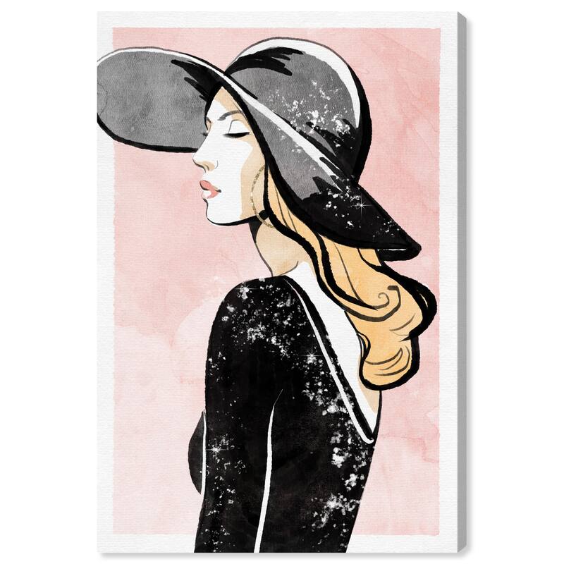 Wynwood Studio Fashion and Glam Woman of Prestige Pink and Glam Wall Art Canvas Print