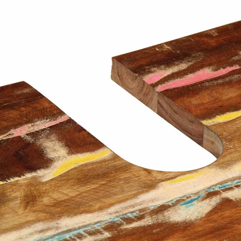 vidaXL Sink Cabinet Solid mango wood Medium Sink Cabinet