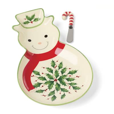 Lenox Holiday Tray with Spreader