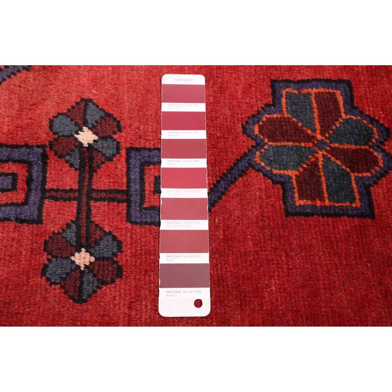 ECARPETGALLERY Hand-knotted Konya Anatolian Red Wool Rug - 6'7 x 10'0