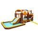 preview thumbnail 7 of 7, Inflatable Big Bounce House Playground Features a Cruise Ship Design and Includes a Slide, Splash Pool, Basketball Hoop