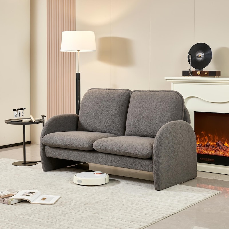 Comfortable Living Room Armchair - Grey-59.05"*30.70"*34.25"(L*W*H)