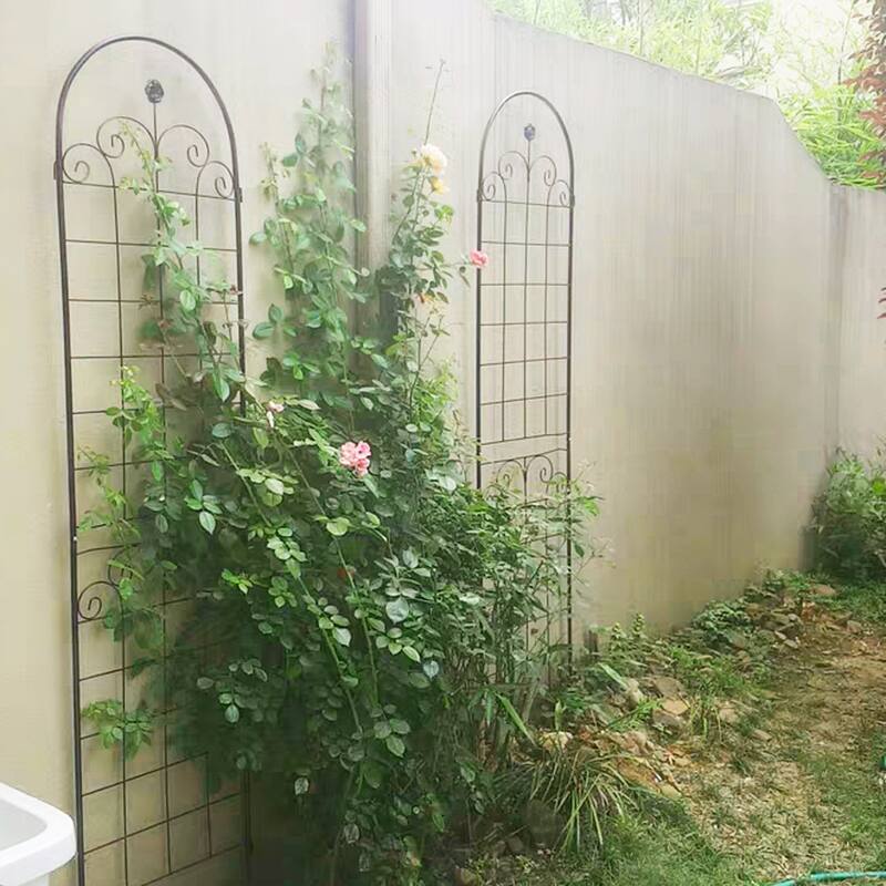 4 Pack Metal Garden Trellis for Climbing Plants Outdoor 86.7'' x 19.7''