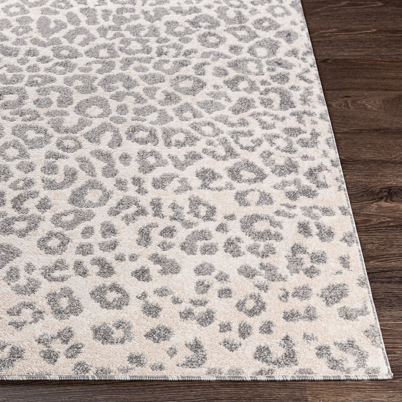 Livabliss Moodie Modern Leopard Print Area Rug