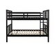 preview thumbnail 13 of 23, Twin Over Full Bunk Bed, Converted into 2 Beds, Solid Wood Bunkbeds Bedframe with Safety Rail and Ladder, for Kids/Teens Bedroom