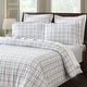 preview thumbnail 19 of 22, Superior Plaid Flannel Cotton Classic Rustic Farmhouse Duvet Cover Set Green Rust - California King
