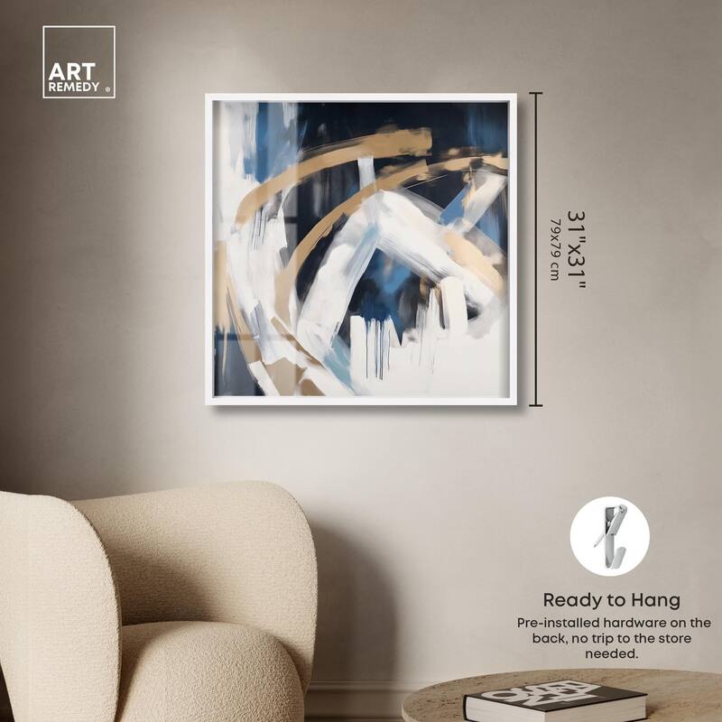 Golden Vortex II Shadowbox by Art Remedy