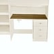 preview thumbnail 12 of 10, Wood Full Size Loft Bed with Built-in Wardrobe, Desk, Storage Shelves and Drawers