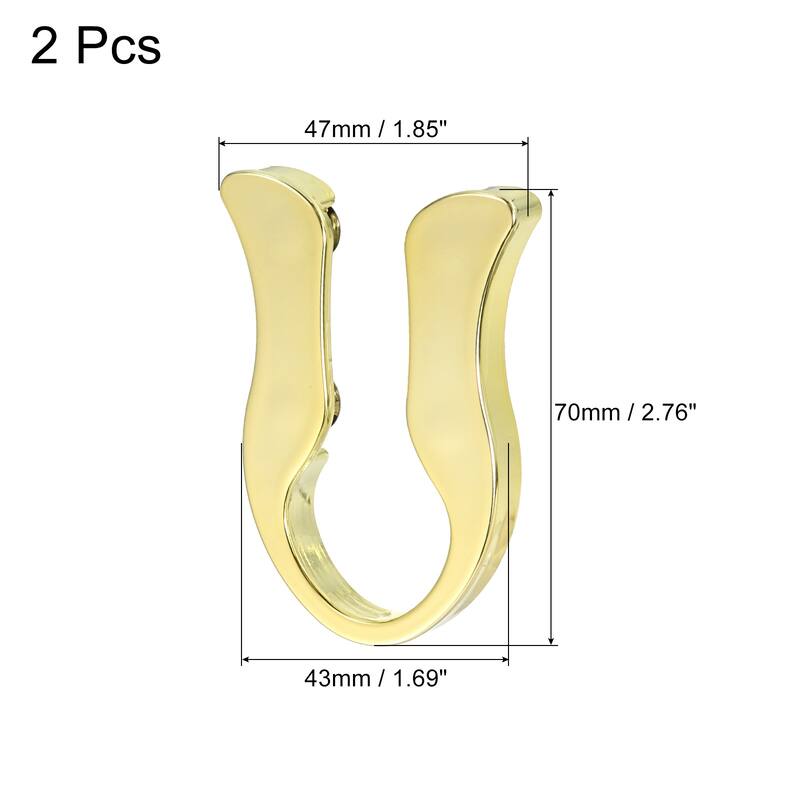 2x Wine Foil Cutter Wine Bottle Foil Cutter Tool Wine Top Seal Cutter - Gold