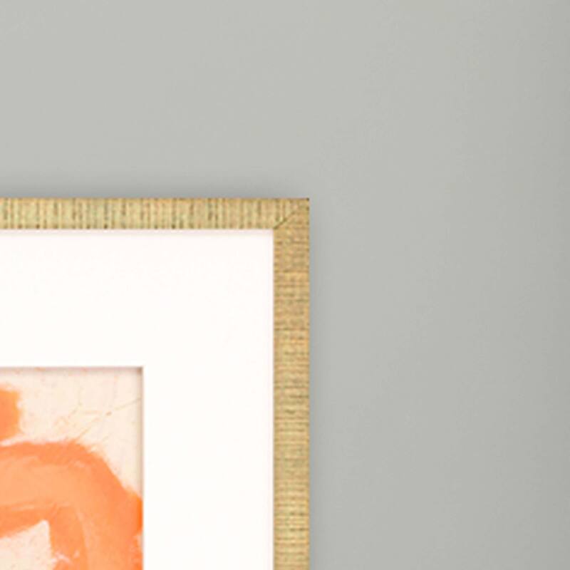 Gestural II S/4 Framed Art Giclee Under Glass - Multi-Color