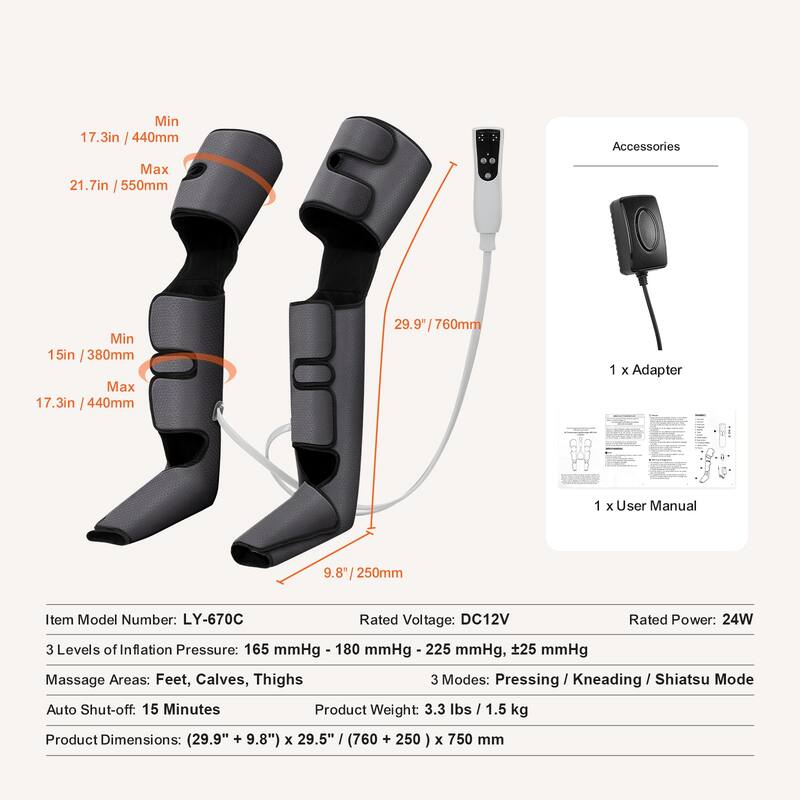 Air Compression Leg Massager