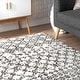 preview thumbnail 13 of 24, Nuloom Contemporary Modern Mayen Geo Trellis Area Rug
