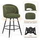 preview thumbnail 35 of 61, Swivel Bar Stools Set Of 2/3/4, Metal Bar Stools, Modern Upholstered Bar Stools For Kitchen Island - 20.3"W X 20.3"D X 39"H