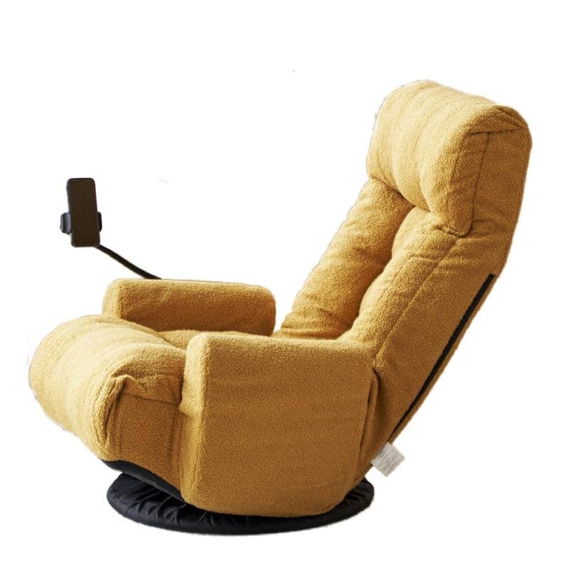 360 degree Swivel Adjustable Lounger with Phone Holder - Ergonomic Recliner for Living Room & Game Room Relaxation