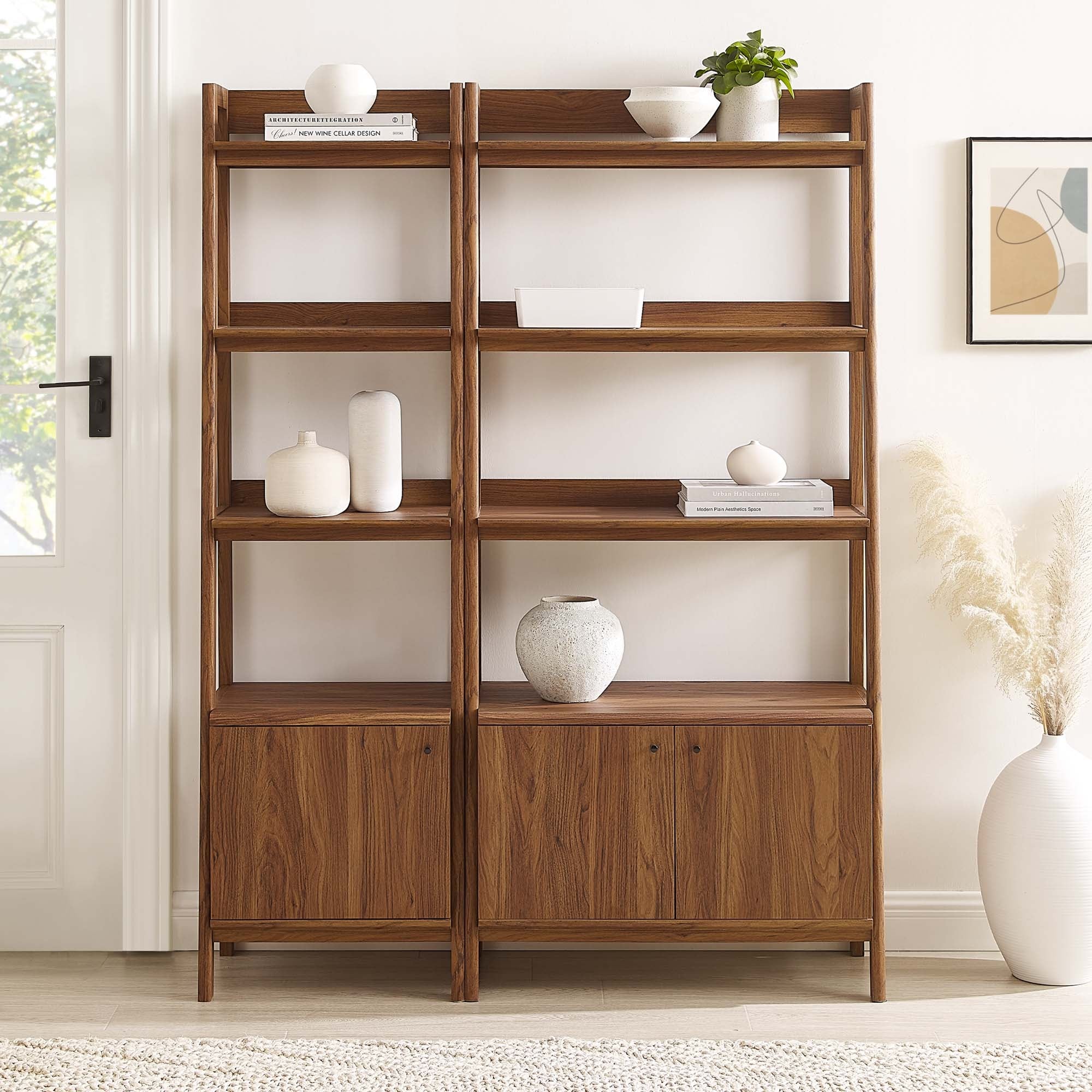 Bixby Wood Bookshelves - Set of 2 - Bed Bath & Beyond - 36984489