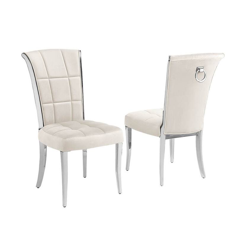 Best Quality Furniture D400/1-SC320-7 Dining Set with 78" 12mm Glass with Bevel