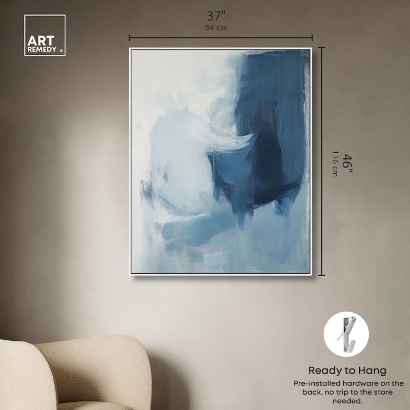 Glacial Reflections II Canvas by Art Remedy