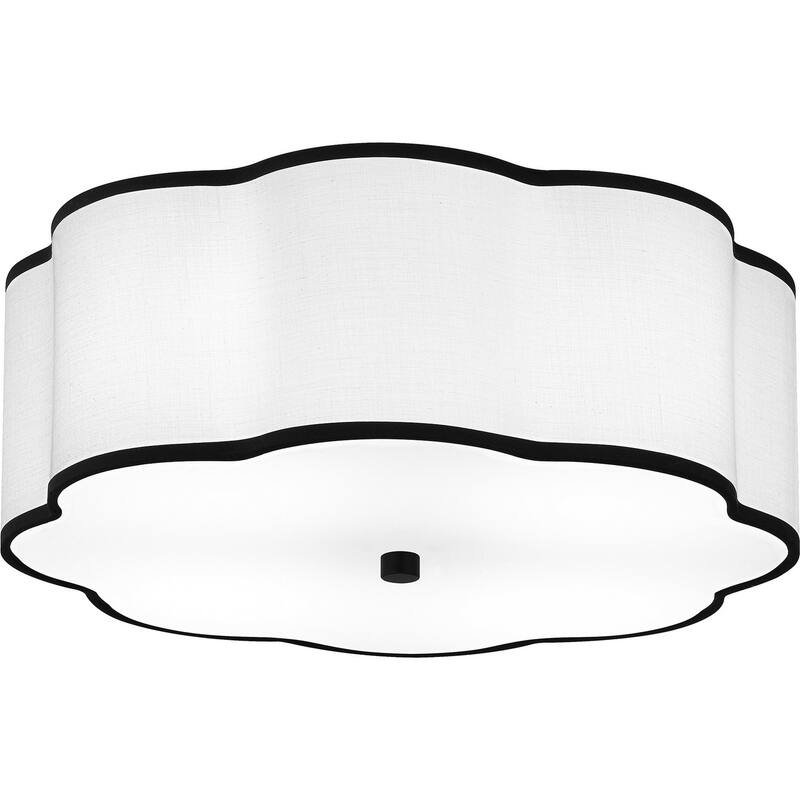 Quoizel Semi-Flush Mount 4-Light Semi-Flush Mount in Matte Black