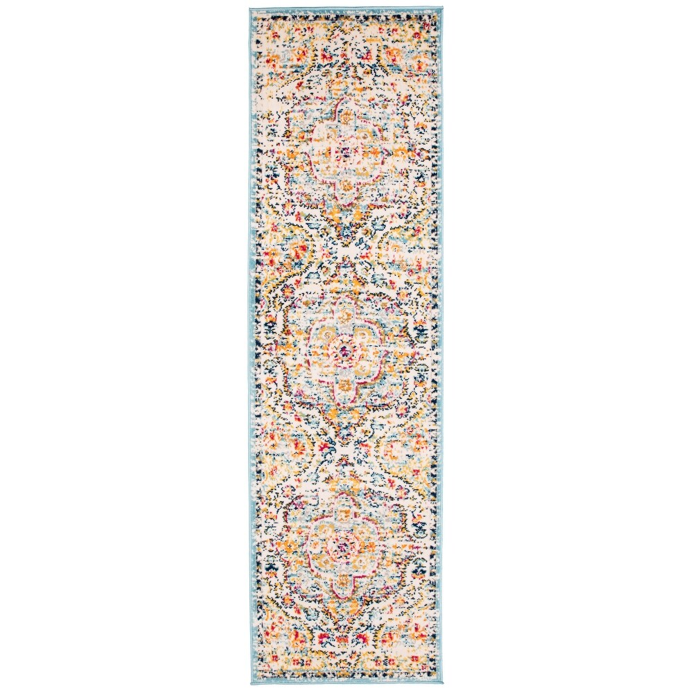 The Curated Nomad Sunset Distressed Vintage Bohemian Rug