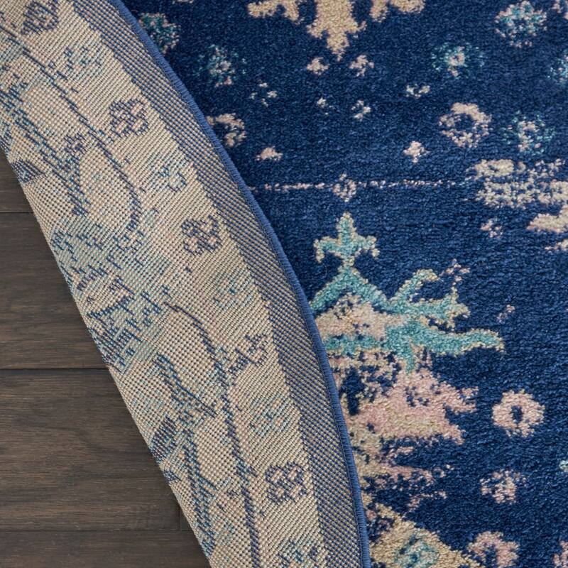 Nourison Tranquil Oriental Floral Medallion Area Rug