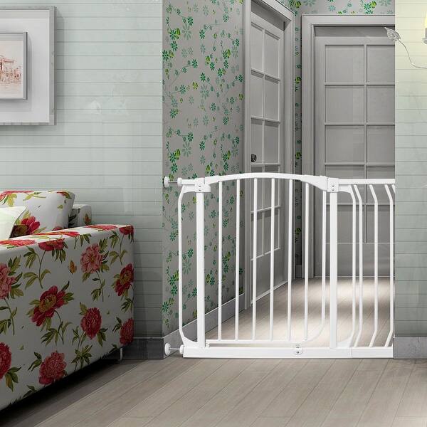 Shop Gymax Baby Safety Gate Door Toddler Child Pet Metal Easy