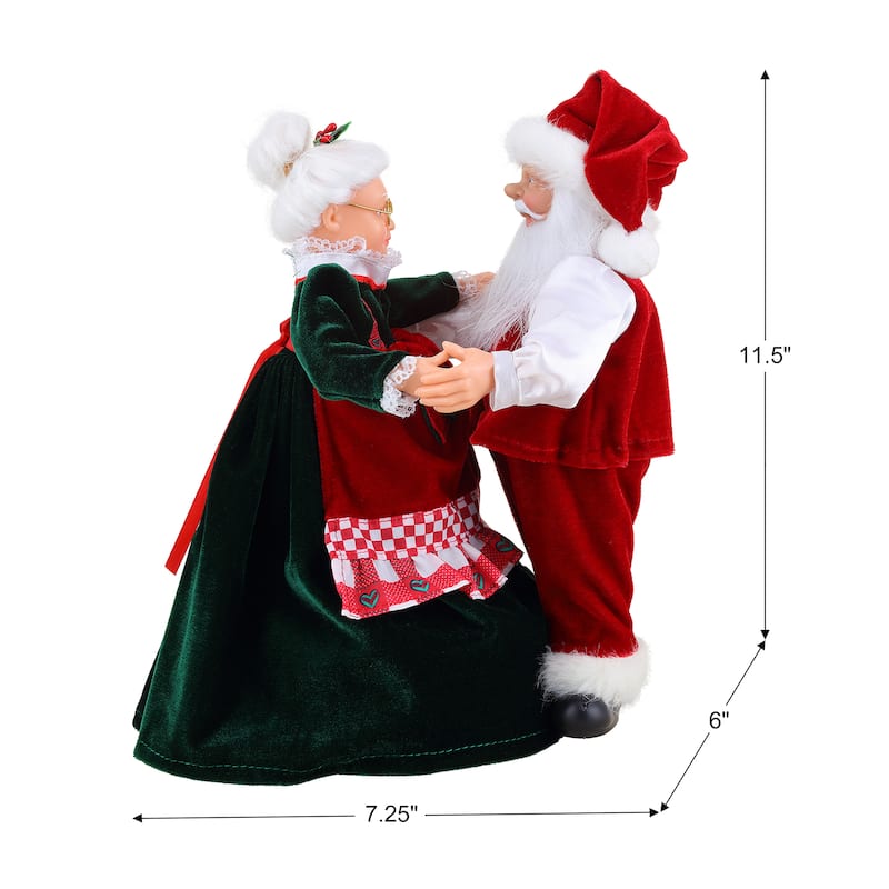 11 in. Animated Really Dancing Santa