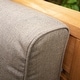 preview thumbnail 15 of 19, Cambridge Casual Logan Modern Teak Outdoor Club Chair with Sunbrella Cushion