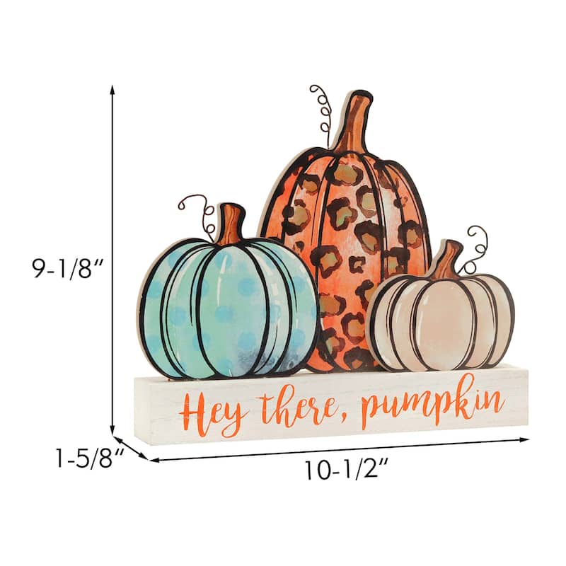 Hey There Pumpkin Farmhouse Decorative Holiday Party Decor