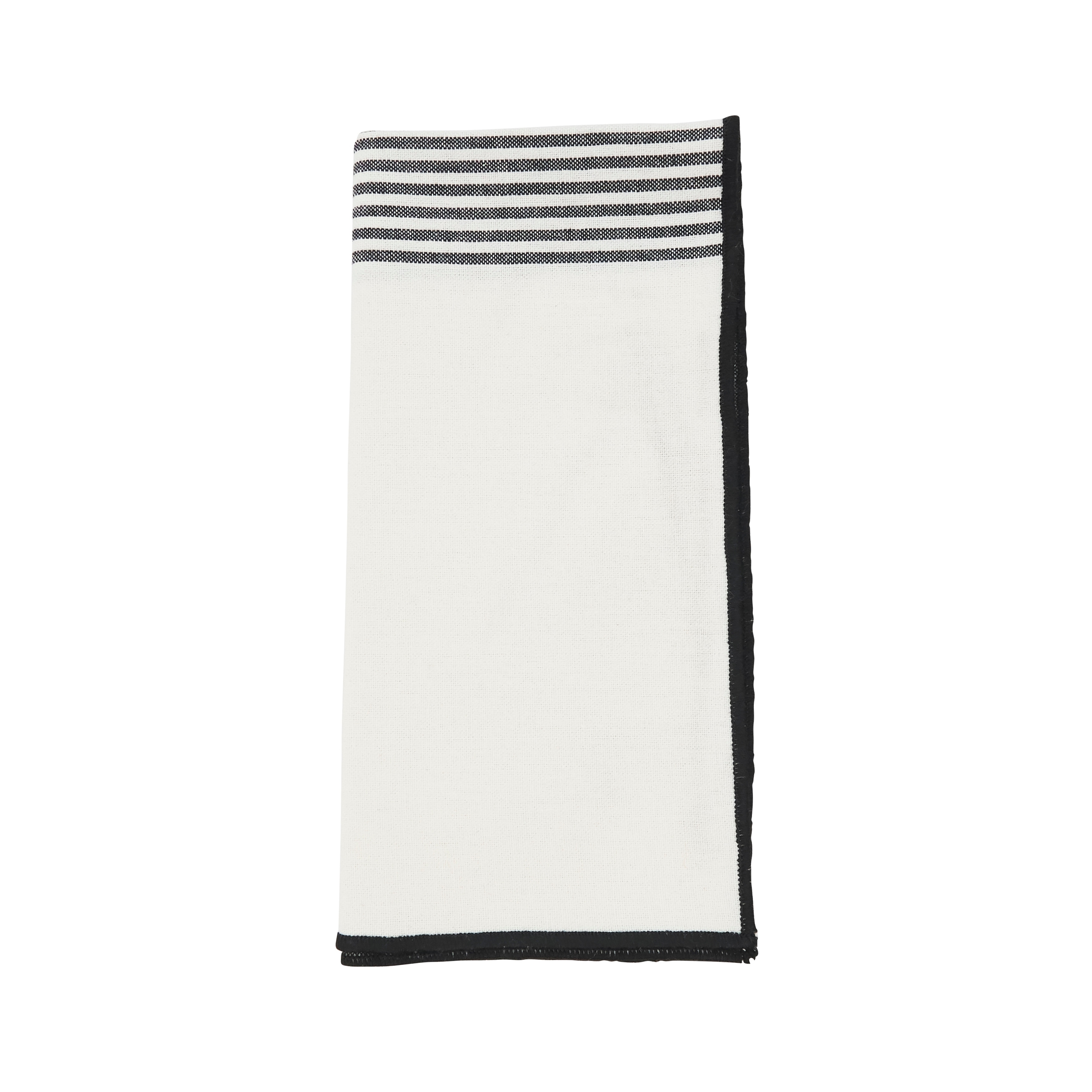 Classic Elegance Striped Napkin (Set of 4) - 20"x20"