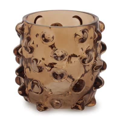 Textured Glass Candle Holder (Set of 4)