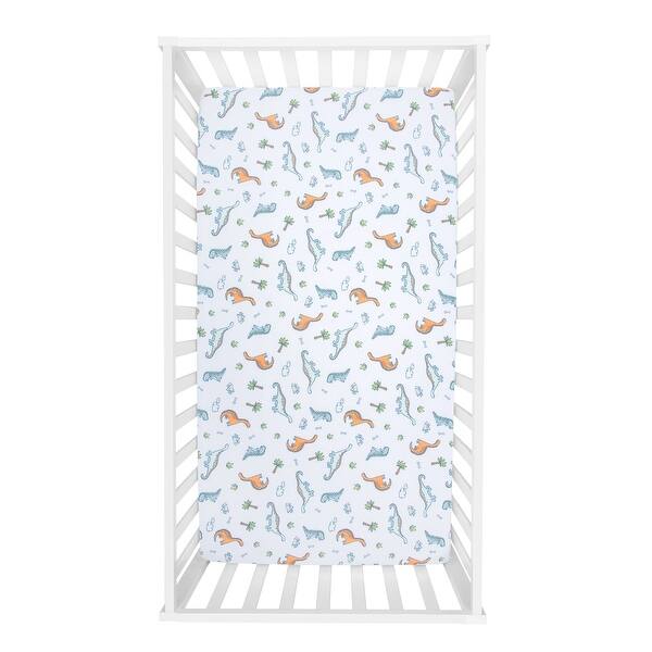 slide 2 of 8, Dinosaur Million Years 4 Piece Crib Bedding Set Dinosaur