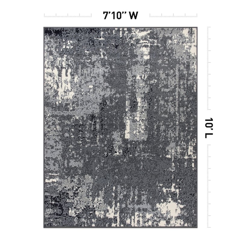 World Rug Gallery Modern Abstract Area Rug