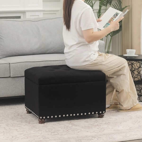 Adeco High End, Classy, Tufted Storage Bench, Ottoman Adeco High End, Classy, Tufted Storage Bench, Ottoman