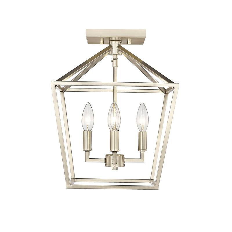 Millennium Lighting 3334 4 Light 12" Wide Semi-Flush Ceiling Fixture