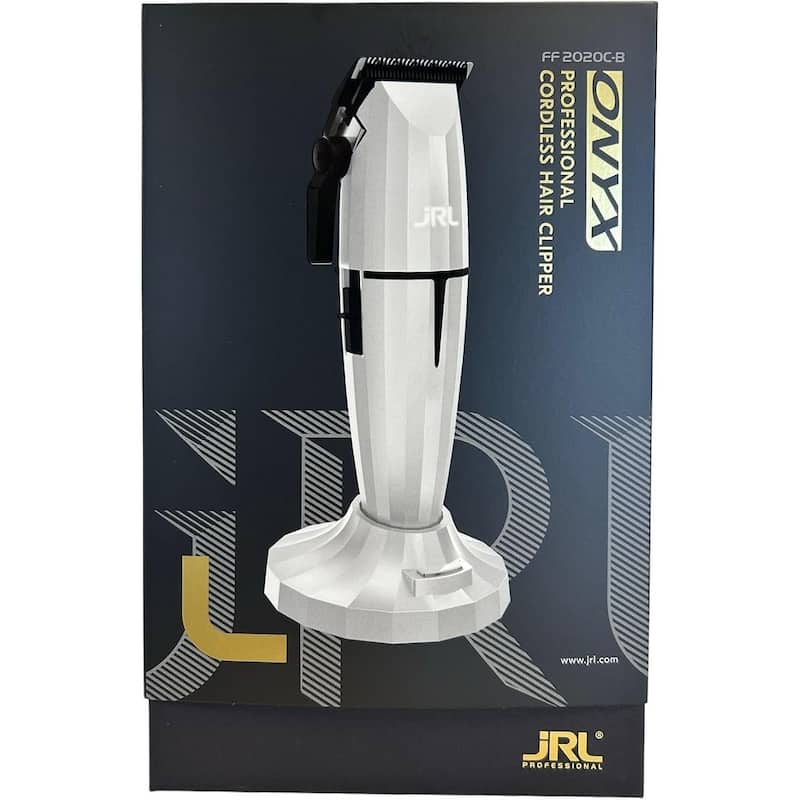 JRL Professional Ghost Collection - Clipper, Trimmer, Shaver, & Hair Dryer Set White