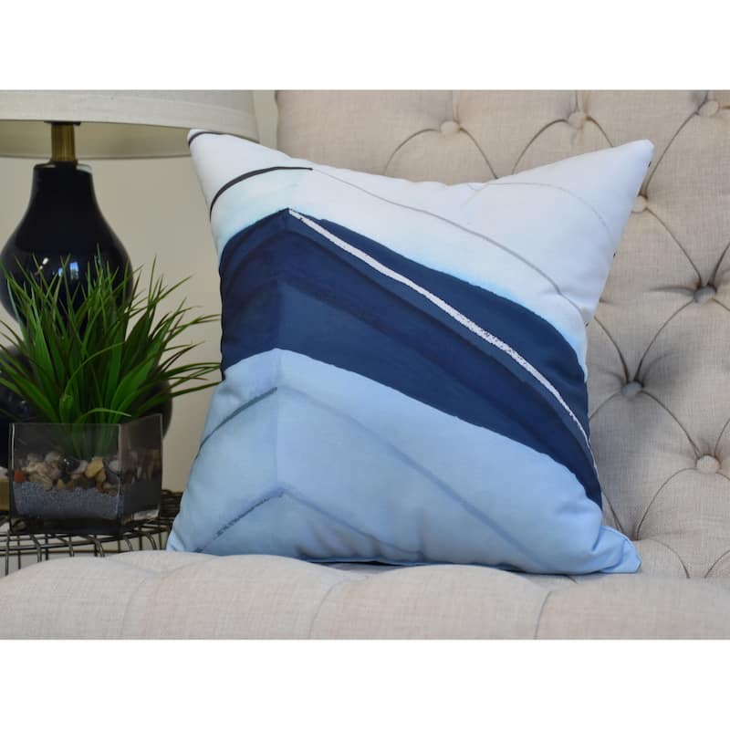 26 x 26 inch Boat Bow Left Geometric Print Pillow