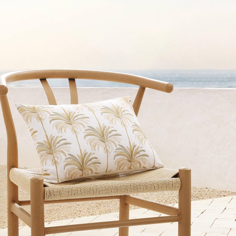 Tommy Bahama Santiago Beige Throw Pillow
