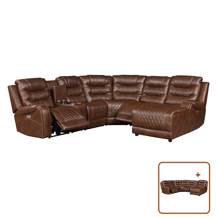 Lenci Modular Power Reclining Sectional Sofa with Right Chaise
