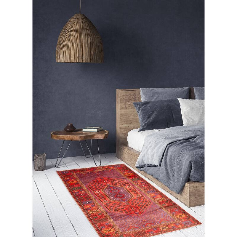 ECARPETGALLERY Hand-knotted Anadol Blue Wool Rug - 4'7 x 7'3