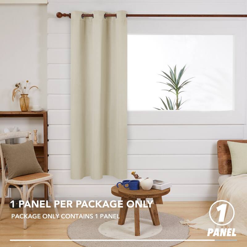 Deconovo Solid 42 Width Curtain Panel (1 Panel)
