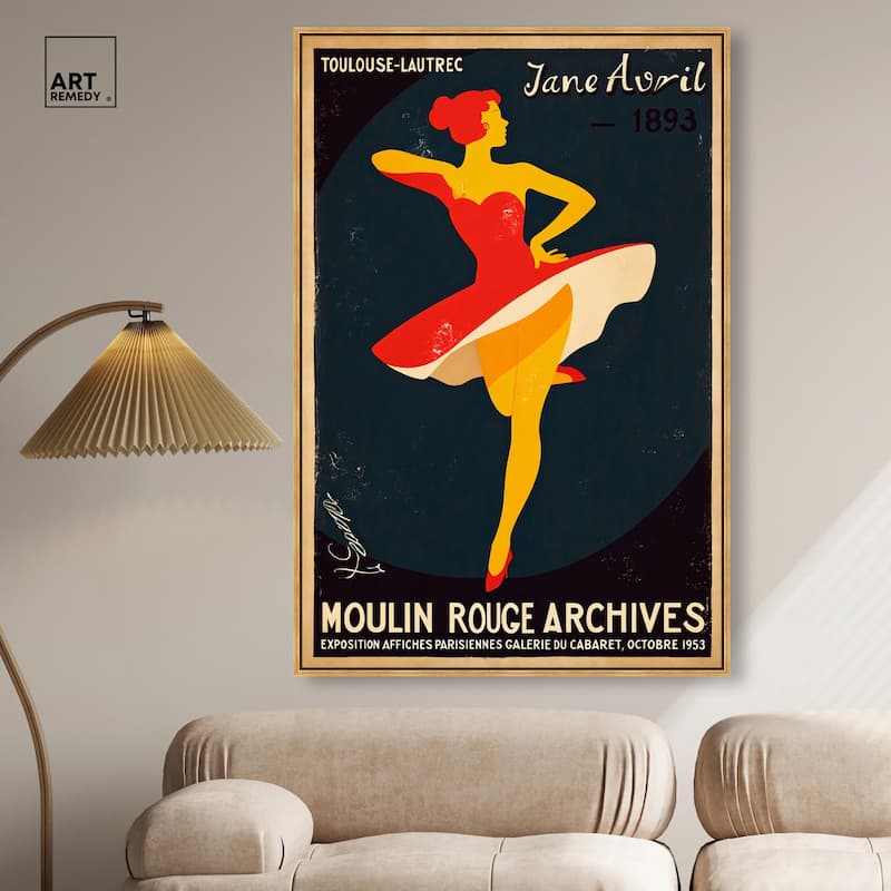 Moulin Rouge Canvas by Art Remedy