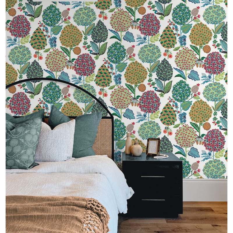 NextWall Blooming Bulbs Peel and Stick Wallpaper