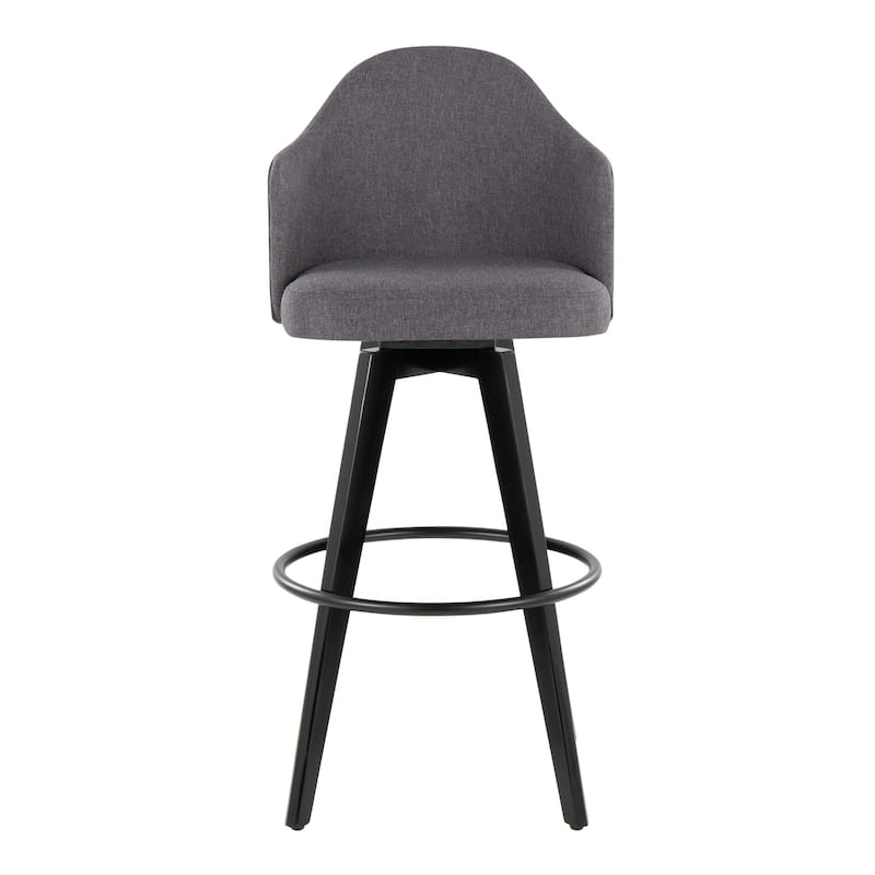 Ahoy Upholstered 30" Fixed-Height Barstool - Set of 2