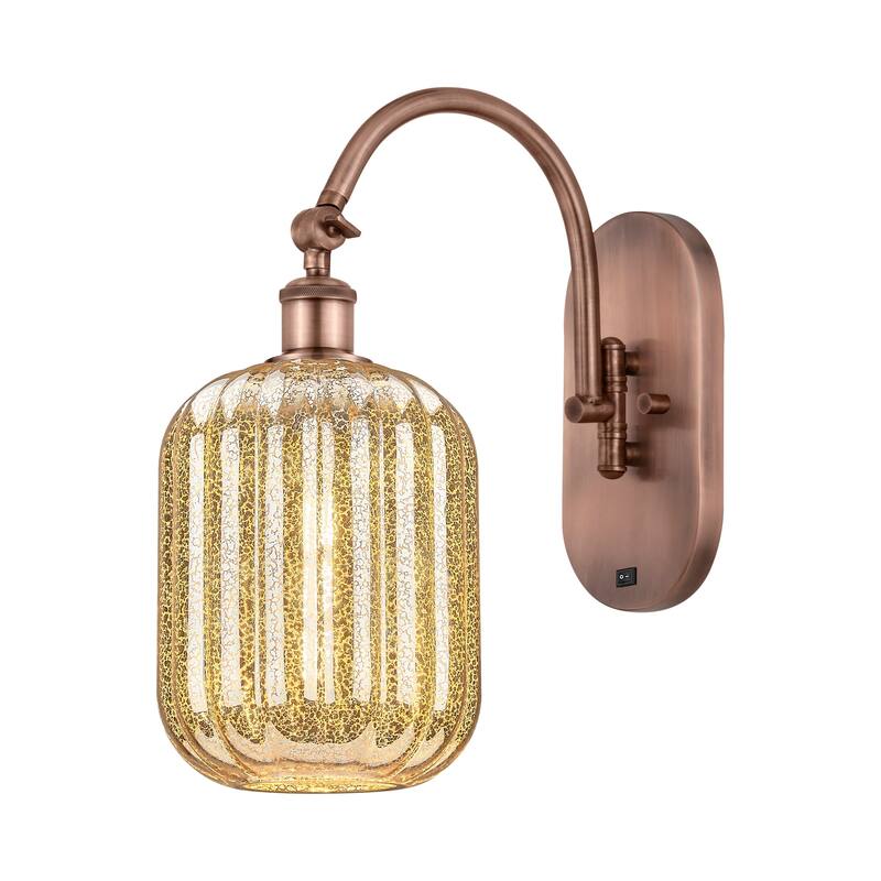 Innovations Lighting 918-1W-16-7 Preston Sconce Preston 16" Tall Wall - Antique Copper / Mercury