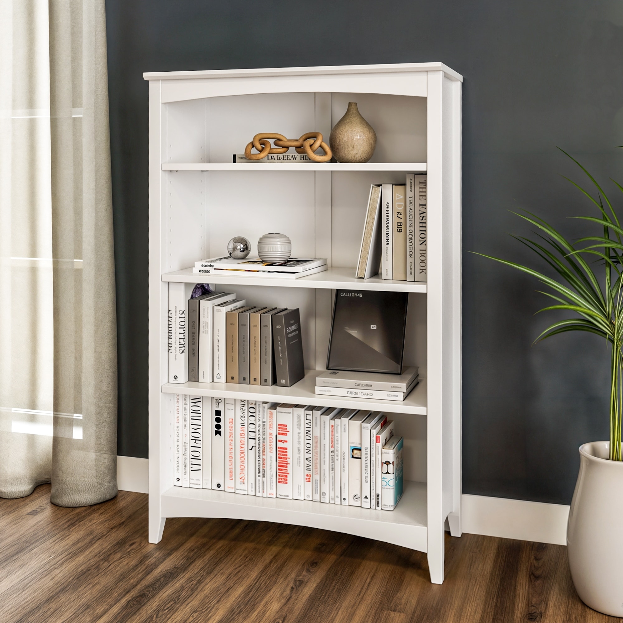 Shaker Style Bookcase - 48"H